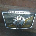 Emblema de carro antigo Ford Brasileiro F100 e F350