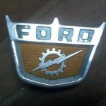 Emblema de carro antigo Ford F350 frente