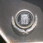 Emblema de carro antigo Ford Galaxie porta