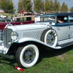 Foto do carro antigo Auburn 1260A Phaeton ano 1932 branco