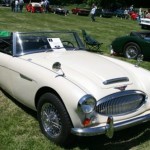 Foto do carro antigo Austin Healey