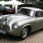 Foto do carro antigo Borgward modelo 1500 Sport Coupe ano 1954