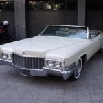 Foto do carro antigo Cadillac Deville coupe ano 1970 frente