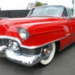 Foto do carro antigo Cadillac Eldorado conversivel ano 1954