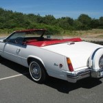 Foto do carro antigo Cadillac Eldorado conversivel cor branco