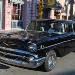 Foto do carro antigo Chevrolet Bel Air cor preto