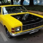 Foto do carro antigo Chevrolet Opala SS cor amarelo ano 1975