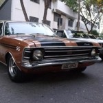 Foto do carro antigo Chevrolet Opala SS cor marrom ano 1974