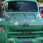 Foto do carro antigo Chevrolet picape 3100 cor verde