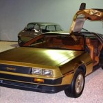 Foto do carro antigo Delorean DMC