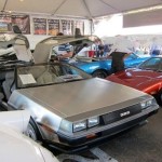 Foto do carro antigo Delorean DMC frente