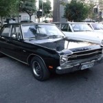 Foto do carro antigo Dodge Dart coupe cor preto