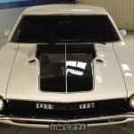 Foto do carro antigo Ford Maverick cor branco