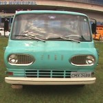 Foto do carro antigo Ford Van ano 1960 frente