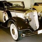 Foto do carro antigo Horch modelo 830