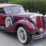 Foto do carro antigo Horch modelo 853 Cabriolet ano 1938