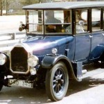 Foto do carro antigo Humber Saloon ano 1924