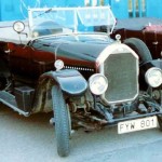 Foto do carro antigo Humber Tourer ano 1928