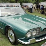 Foto do carro antigo Maserati 5000 cor verde