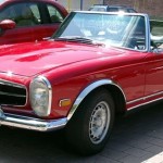 Foto do carro antigo Mercedes-Benz modelo SL 280