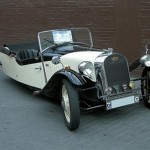 Foto do carro antigo Morgan modelo F4