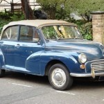 Foto do carro antigo Morris Minor conversivel