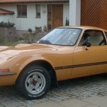 Foto do carro antigo Opel modelo GT J