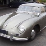 Foto do carro antigo Porsche modelo 356 A