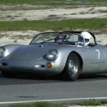 Foto do carro antigo Porsche Spyder 550