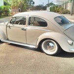 Foto do carro antigo Volkswagen Fusca 1300 ano 1968